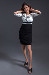 Black & White Dress with Flywheel