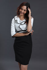 Black & White Dress with Flywheel