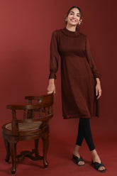 Brown Georgette Kurti 