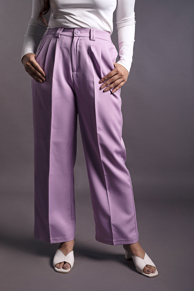 Load image into Gallery viewer, Purple Wide Leg Pants
